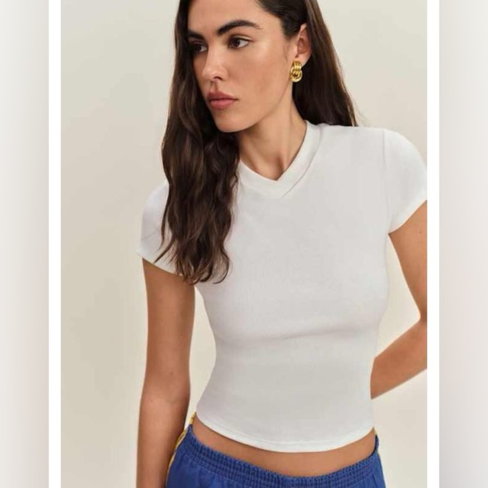 Reformation Lindie Tee Size L